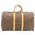 LOUIS VUITTON Borsa Boston Keepall 45 Damier Ebene Auth LV 26495S - vista 2