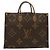 LOUIS VUITTON Monogram Reverse Giant On The go GM Tote Bag M45320 Auth ai595S Monogramma