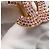 Anello per sciarpa CHANEL metallo tono oro rosa CC Auth 101356 - vista 10