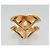 Anello per sciarpa CHANEL metallo tono oro rosa CC Auth 101356 - vista 3