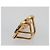 Anello per sciarpa CHANEL metallo tono oro rosa CC Auth 101356 - vista 6