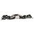 Chanel Bracciale rigido in metallo nero CC Auth am1441sSA - vista 4