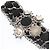 Chanel Bracciale rigido in metallo nero CC Auth am1441sSA - vista 6