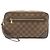 LOUIS VUITTON Clutch Marly Dragonne GM Damier Ebene Ordine SP LV Auth 25039SA - vista 2