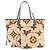 LOUIS VUITTON Monogramm Riesen Neverfull MM Tote Bag Karamell M56584 LV Auth 25725S