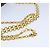 Borsa a spalla Vala Chain in pelle marrone e oro di Salvatore Ferragamo Auth yk16268 D'oro - vista 7