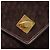 BALLY Bolsa de mão acolchoada de camurça marrom escuro ouro Auth BA1446 Dourado Castanho escuro - vista 14