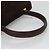 BALLY Bolsa de mão acolchoada de camurça marrom escuro ouro Auth BA1446 Dourado Castanho escuro - vista 7