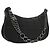 CHANEL Borsa a Spalla Choco Bar con Catena Nylon Nero Argento CC Auth 118385