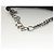 CHANEL Borsa a Spalla Choco Bar con Catena Nylon Nero Argento CC Auth 118385 - vista 8