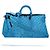 LOUIS VUITTON Borsa Keepall Triangle 50 Boston in rete blu turchese M45048 42050S