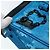 LOUIS VUITTON Borsa Keepall Triangle 50 Boston in rete blu turchese M45048 42050S - vista 9
