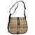 Autre Marque Borsa a Spalla Burberrys Nova Check in Tela Beige Oro Auth 117545 D'oro