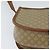 Céline Borsa a spalla in tela Macadam CELINE PVC beige oro Auth 118209 D'oro - vista 12