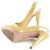Prada Kamel-farbenes Lackleder-High Heels - Ansicht 6