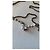Cintura a catena Chanel con conchiglia e logo Metallico - vista 3