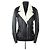 Barbara Bui Schwarze Lederjacke
