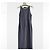 Vestido midi azul marinho Prada com costas nadador e detalhes verdes