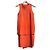 Orange Rote Midi-Kleid von Sportmax