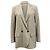 Blazer de doble botonadura en lana verde de Theory