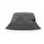 Sombrero bucket de lana gris con logo aplicado Maison Michel Angele - vista 5