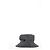 Sombrero bucket de lana gris con logo aplicado Maison Michel Angele - vista 6