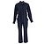 Chloé Set di blusa con collo a cravatta e pantaloni in viscosa blu navy