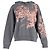 Sudadera de jersey bordada Harlee de Dries Van Noten en algodón gris