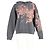 Sudadera de jersey bordada Harlee de Dries Van Noten en algodón gris - vista 4
