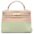 Hermès Hermes Taurillon Clemence Kelly 2way bag 43N Stamp Q (2013) Brown Beige Leather  ref.2164042