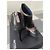 Botines con plataforma Studio Pollini de piel negro bronce - vista 4