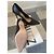 Décolleté Stiletto Schutz in pelle nera dettaglio oro Nero - vista 3