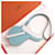 Hermès Charm per borsa Hermes Paddock Cells Swift Blu Atollo Bianco  - vista 3