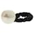 Elastico per capelli Chanel Coco Mark Nero Bianco D'oro  - vista 1