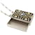 Hermès Hermes Boite a Reve Pendant Necklace Silvery Yellow Navy blue  - view 6