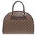 Borsa a mano Nolita Damier Louis Vuitton Marrone