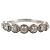 ANILLO MESSIKA T55 ORO BLANCO 18K 2.7GR ALIANZA ENGASTADA CON 7 DIAMANTES 0.47CT - vista 2