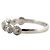 ANILLO MESSIKA T55 ORO BLANCO 18K 2.7GR ALIANZA ENGASTADA CON 7 DIAMANTES 0.47CT - vista 3