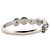 ANILLO MESSIKA T55 ORO BLANCO 18K 2.7GR ALIANZA ENGASTADA CON 7 DIAMANTES 0.47CT - vista 4