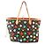 Borsa a Spalla Louis Vuitton LV x YK Neverfull MM Marrone Monogramma
