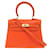 Hermès Hermes Mini Kelly Veau Gulliver Handbag Orange  ref.2165868