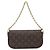 Borsa a spalla Louis Vuitton Monogram Wallet on Chain Ivy M81911 Marrone Monogramma - vista 2