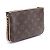 Bolso de Hombro Louis Vuitton Pochette Double Zip Monogram Vivienne Castaño Multicolor - vista 3