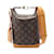 Louis Vuitton Hobo Cruiser PM Shoulder Bag Brown Leather Patent leather Cloth Plastic  ref.2166611