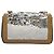 Borsa a spalla in pelle con paillettes Burberry argento Auth BA1535 - vista 2