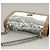 Borsa a spalla in pelle con paillettes Burberry argento Auth BA1535 - vista 6
