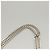 Borsa a spalla in pelle con paillettes Burberry argento Auth BA1535 - vista 8