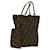 FENDI Zucca Canvas Tote Bag Brown Auth bs24286 Cloth  ref.2167119