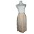 Jupe en lin vintage Courreges beige