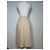 Jupe en lin vintage Courreges beige - vue 3